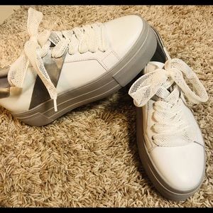 Kennel & Schmenger white / silver sneakers